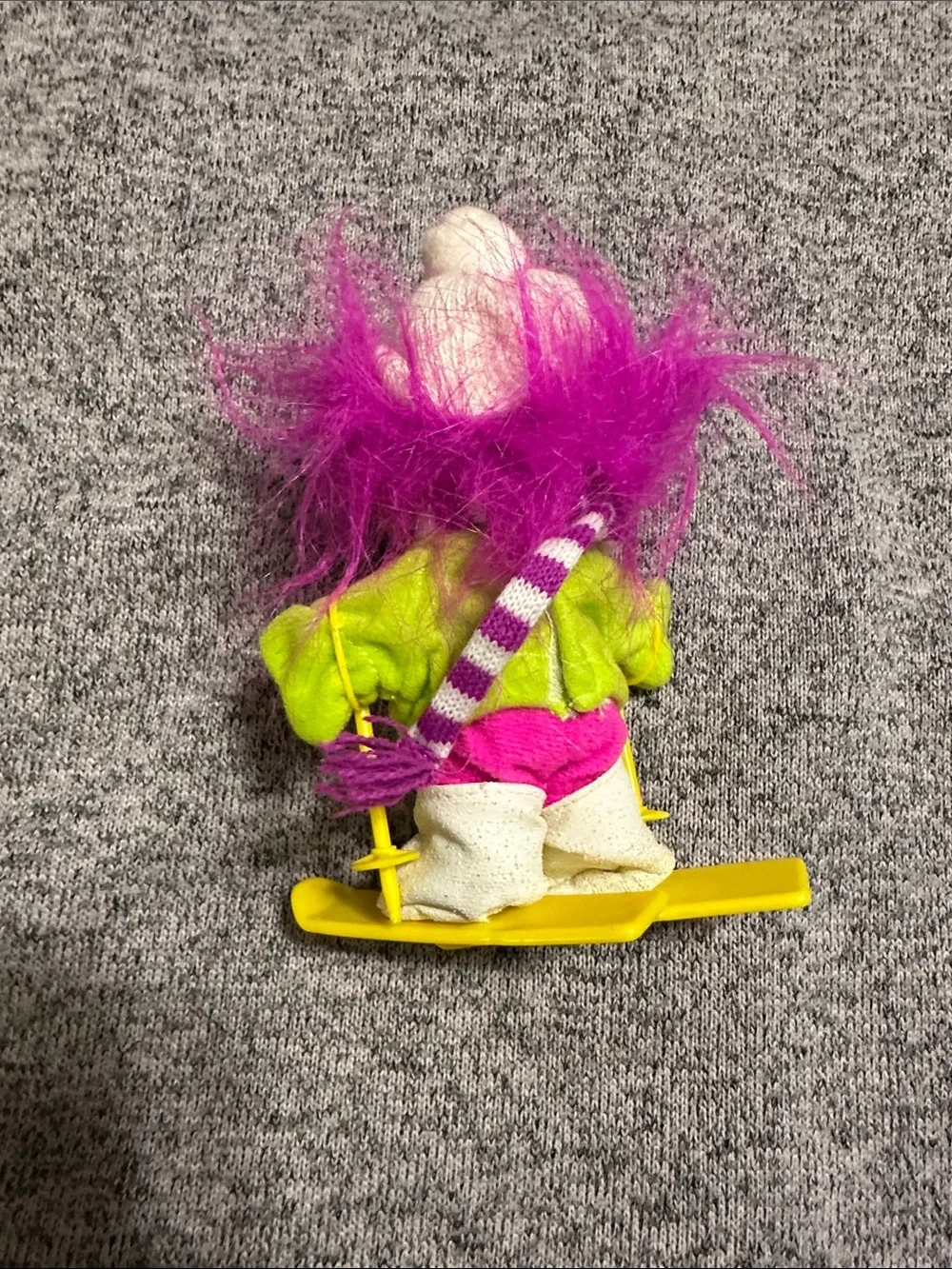 Russ Troll Plush Ski Doll - Neon Green & Hot Pink